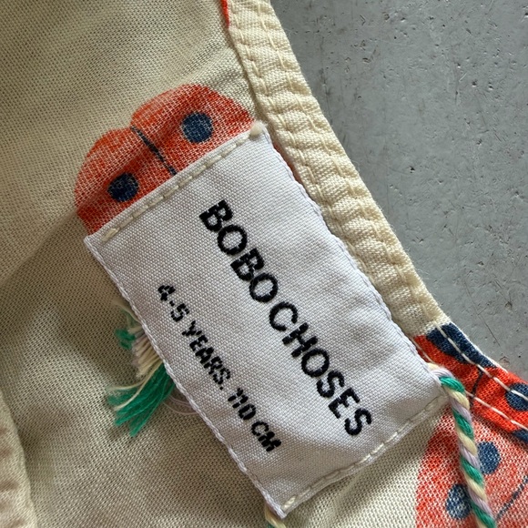 Bobo Choses Organic Cotton Top with Red and Blue Accents - Picture 3 of 3